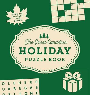 Book cover for The Great Canadian Holiday Puzzle Book