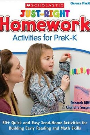 Cover of Just-Right Homework Activities for PreK-K