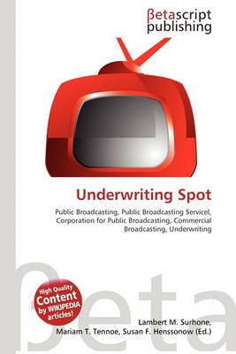 Book cover for Underwriting Spot