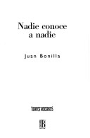 Book cover for Nadie Conoce a Nadie