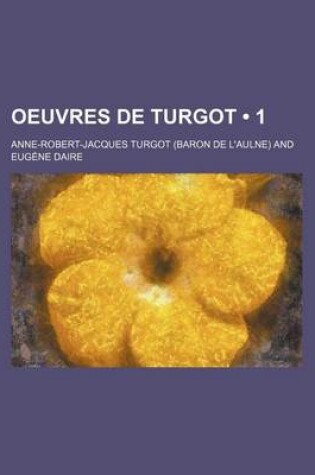 Cover of Oeuvres de Turgot (1)
