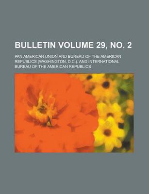 Book cover for Bulletin Volume 29, No. 2