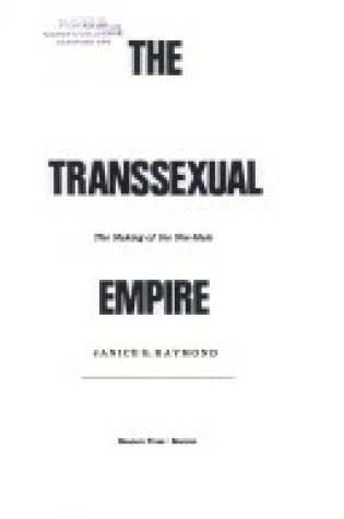 Cover of The Transsexual Empire