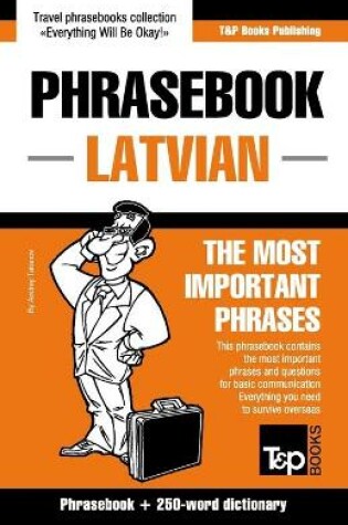 Cover of English-Latvian phrasebook & 250-word mini dictionary