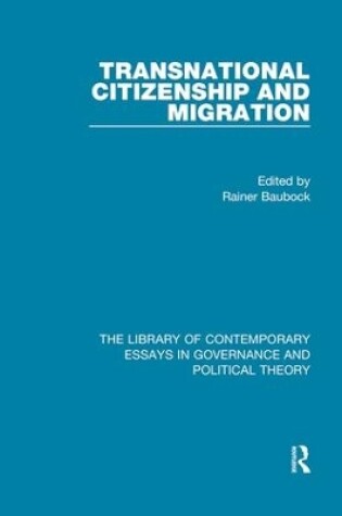 Cover of Transnational Citizenship and Migration