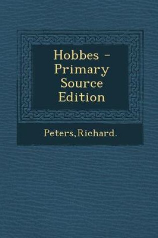 Cover of Hobbes - Primary Source Edition