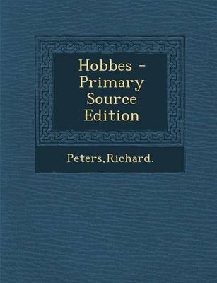 Book cover for Hobbes - Primary Source Edition