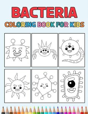 Book cover for Bacteria Coloring Book for Kids