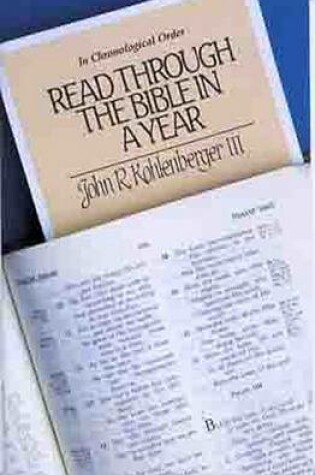 Cover of Read Through the Bible in a Year