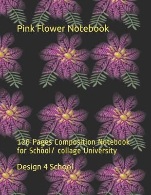 Book cover for Pink Flower Notebook