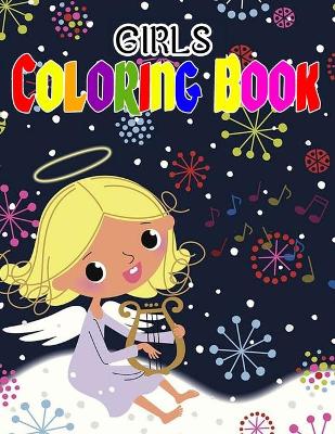 Book cover for Girls Coloring Book