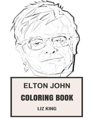 Book cover for Elton John Coloring Book