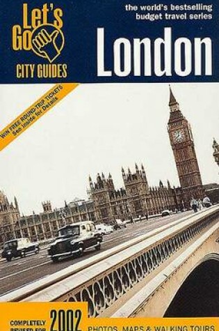 Cover of Let's Go London 2002