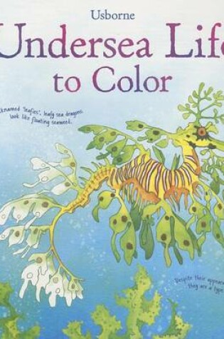 Cover of Undersea Life to Color