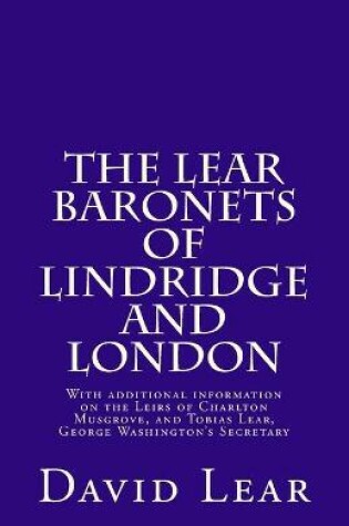 Cover of The Lear Baronets of Lindridge and London