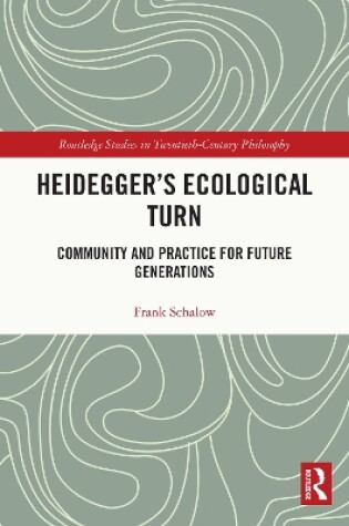 Cover of Heidegger’s Ecological Turn