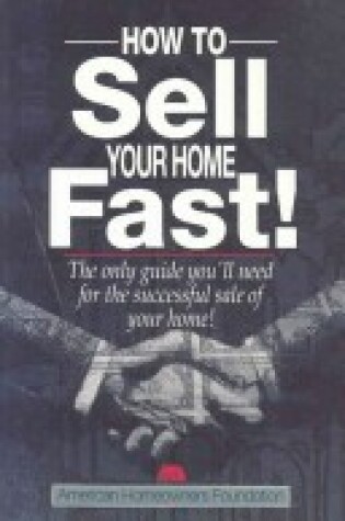 Cover of How to Sell Your Home Fast