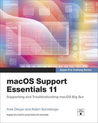 Book cover for macOS Support Essentials 11 - Apple Pro Training Series