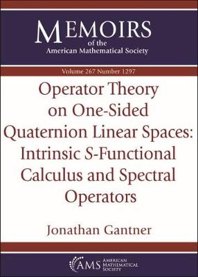 Book cover for Operator Theory on One-Sided Quaternion Linear Spaces