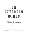 Book cover for On Extended Wings