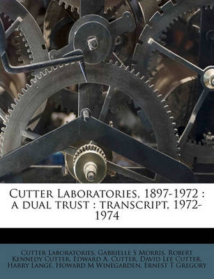 Book cover for Cutter Laboratories, 1897-1972