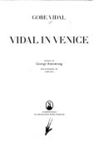 Cover of Vidal in Venice
