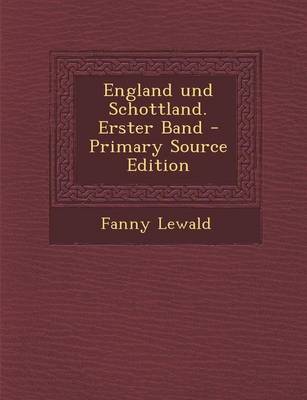 Book cover for England Und Schottland. Erster Band
