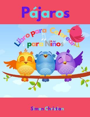 Book cover for P�jaros Libro de Colorear para Ni�os
