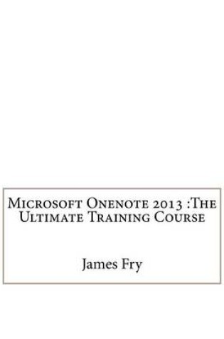 Cover of Microsoft Onenote 2013