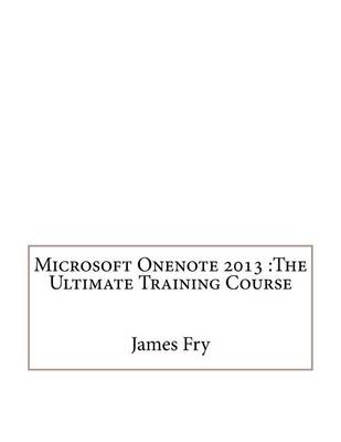 Book cover for Microsoft Onenote 2013