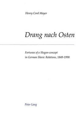 Book cover for Drang nach Osten