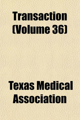 Book cover for Transaction (Volume 36)