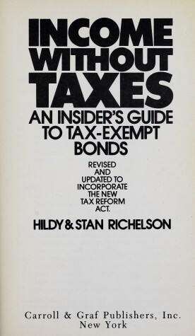 Book cover for Income Without Taxes