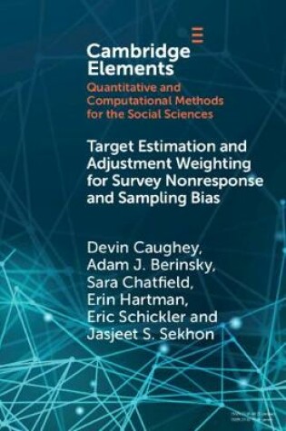 Cover of Target Estimation and Adjustment Weighting for Survey Nonresponse and Sampling Bias