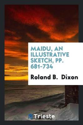 Book cover for Maidu, an Illustrative Sketch