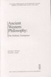 Book cover for Ancient Western Philosophy