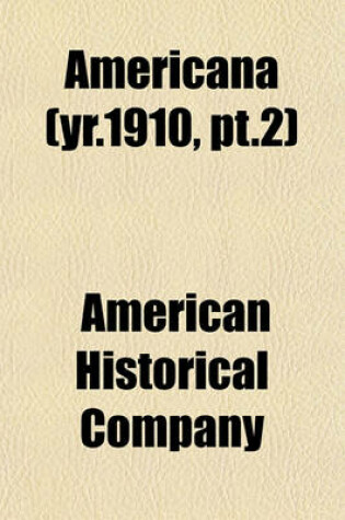 Cover of Americana Volume 4