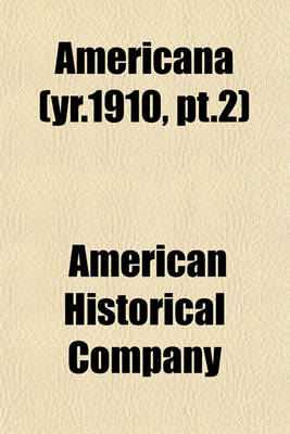 Book cover for Americana Volume 4