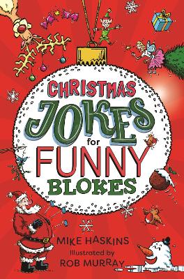 Book cover for Christmas Jokes for Funny Blokes
