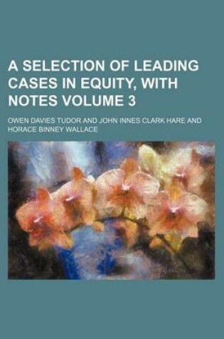 Cover of A Selection of Leading Cases in Equity, with Notes Volume 3