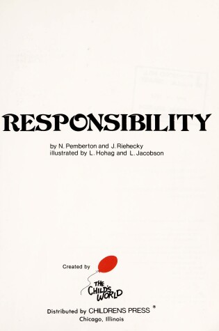 Cover of Responsibility