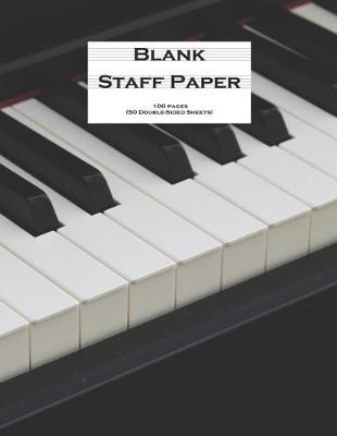 Book cover for Blank Staff Paper