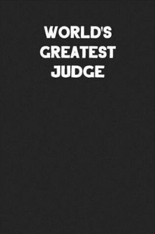 Cover of World's Greatest Judge