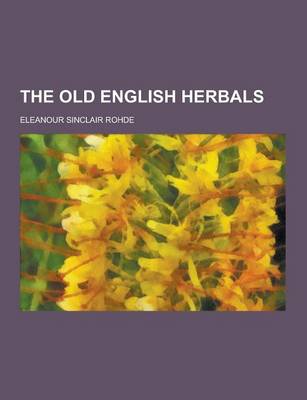 Book cover for The Old English Herbals