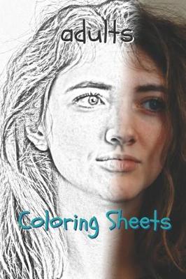 Book cover for Adults Coloring Sheets