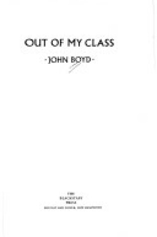 Cover of Out of My Class