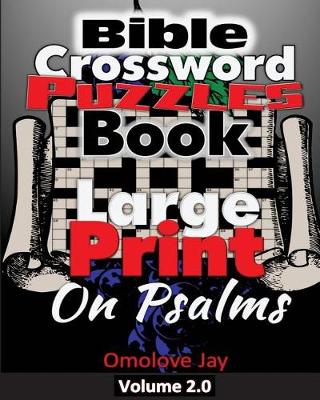 Cover of Bible Crossword Puzzles Book Large Print On Psalms