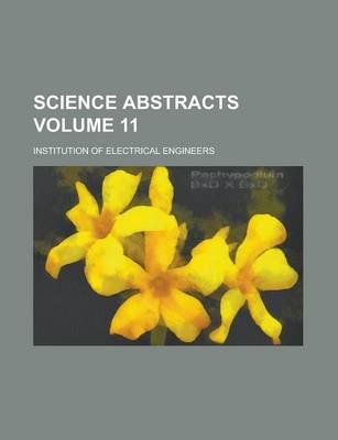 Book cover for Science Abstracts Volume 11