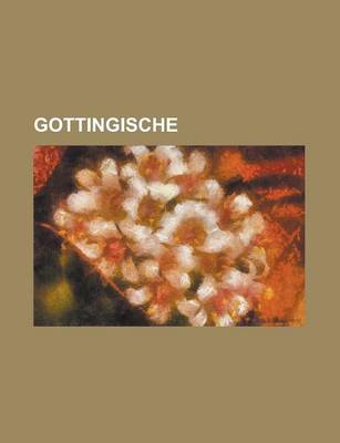 Book cover for Gottingische