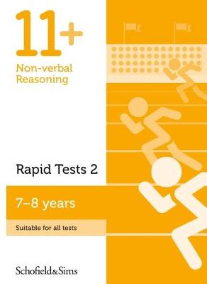 Book cover for 11+ Non-verbal Reasoning Rapid Tests Book 2: Year 3, Ages 7-8